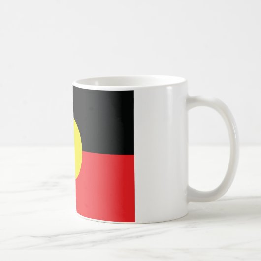 Mug drapeau australien aborigini (Droite)