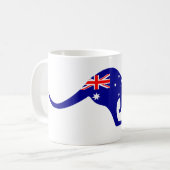 Mug Drapeau australien Kangaroo (Devant gauche)