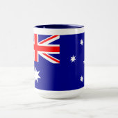 Mug Drapeau australien personnalisé Véritable héritage (Centre)