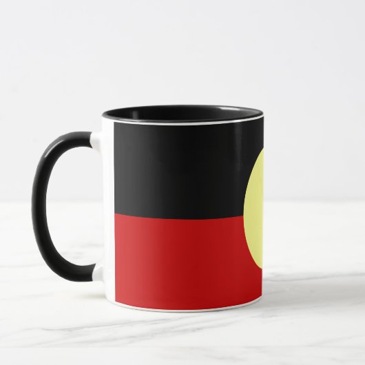Mug drapeau autochtone australien (Gauche)