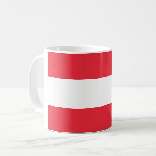 Mug Drapeau autrichien (Devant gauche)