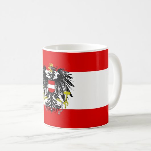 Mug Drapeau autrichien (Devant droit)