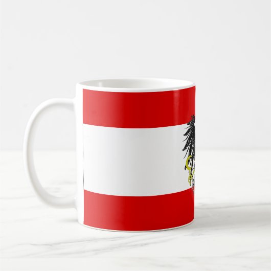 Mug Drapeau autrichien (Gauche)