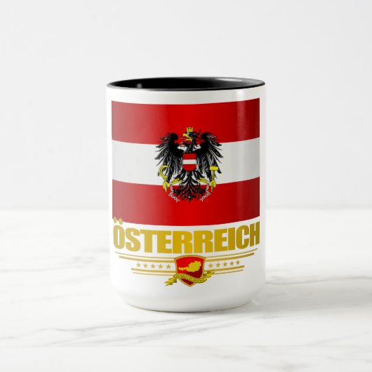 Mug Drapeau autrichien 2 (Centre)