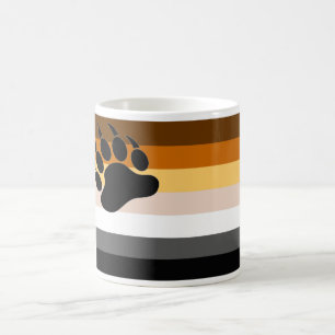 Mug Drapeau aux couleurs de la fierté de l'ours patte