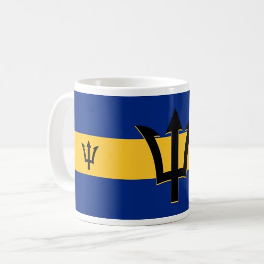 Mug Drapeau Barbade (Devant gauche)