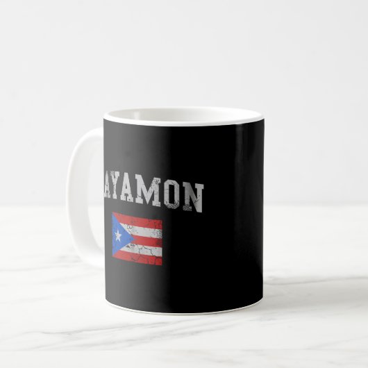 Mug Drapeau Bayamon Porto Rico (Devant gauche)