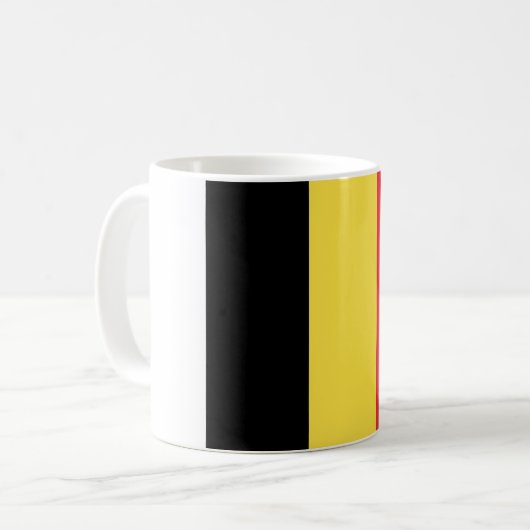 Mug Drapeau belge (Devant gauche)