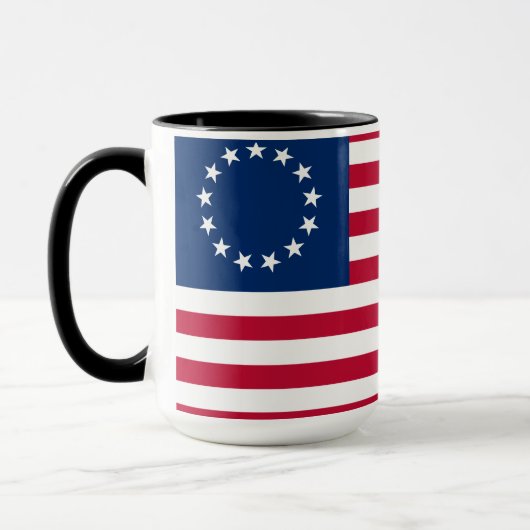 Mug Drapeau Betsy Ross Old Glory américain (Gauche)