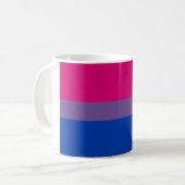 Mug Drapeau Bi-Sexuel de fierté (Devant gauche)