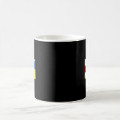 Mug Drapeau Biélorussie Ukraine Fierté biélorusse ukra (Centre)