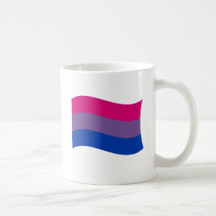 MUG DRAPEAU BISEXUEL EN TRAIN DE FLOTTER
