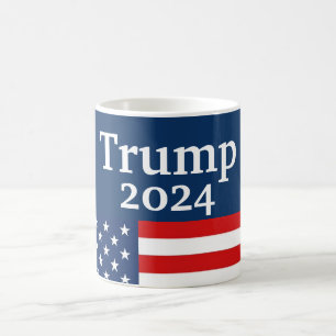 Mug Drapeau bleu Donald Trump 2024 américain