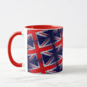 Mug drapeau bleu et rouge d'Angleterre (Gauche)