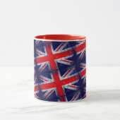 Mug drapeau bleu et rouge d'Angleterre (Centre)