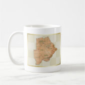 Mug Drapeau Botswana + Musique de carte (Gauche)