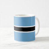 Mug Drapeau botswanais (Botswana) (Devant droit)