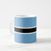 Mug Drapeau botswanais (Botswana) (Devant gauche)