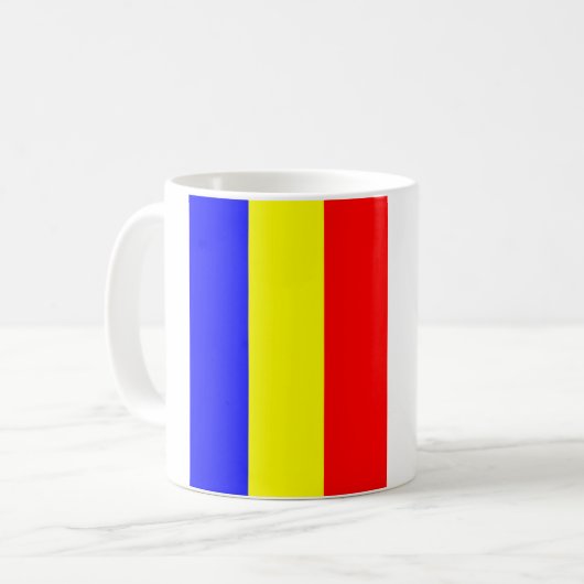 Mug Drapeau bouddhiste (Devant gauche)