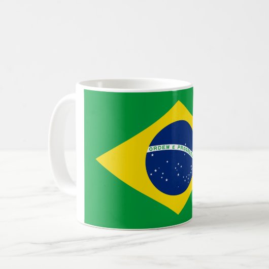 Mug Drapeau brésilien (Devant gauche)