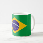 Mug Drapeau brésilien (Devant droit)