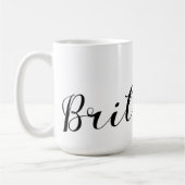 Mug Drapeau breton en coeur, Breton (Gauche)