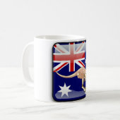 Mug Drapeau brillant australien (Devant gauche)