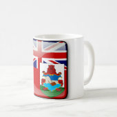 Mug Drapeau brillant bermudien (Devant droit)