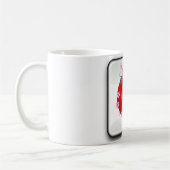 Mug Drapeau brillant japonais (Gauche)