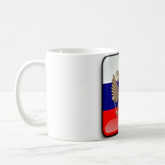 Mug Drapeau brillant russe (Gauche)