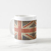 Mug Drapeau britannique affligé (Devant gauche)