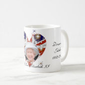Mug Drapeau britannique de la reine Elizabeth Diamond  (Devant droit)