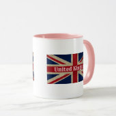 Mug Drapeau britannique en détresse (Devant droit)