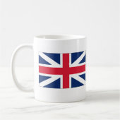 Mug Drapeau britannique Personnalisable Thé/Mug de caf (Gauche)