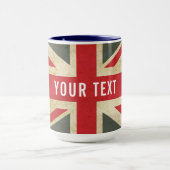 Mug Drapeau britannique vintage Union Jack (Centre)