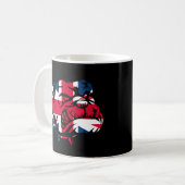 Mug Drapeau Bulldog Union Jack (Devant gauche)