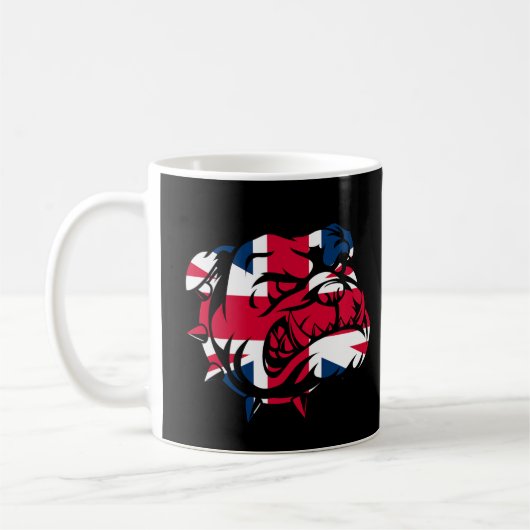Mug Drapeau Bulldog Union Jack (Gauche)