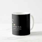 Mug Drapeau cadeau de Fête des pères de définition de (Devant droit)