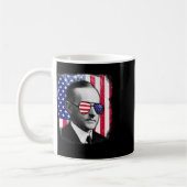 Mug Drapeau Calvin Coolidge Us 4 juillet (Gauche)