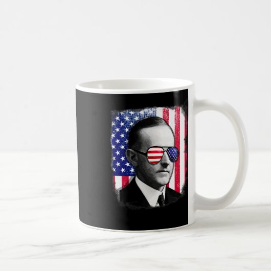 Mug Drapeau Calvin Coolidge Us 4 juillet (Droite)