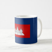 Mug Drapeau cambodgien cool (Devant droit)