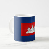 Mug Drapeau cambodgien cool (Devant gauche)