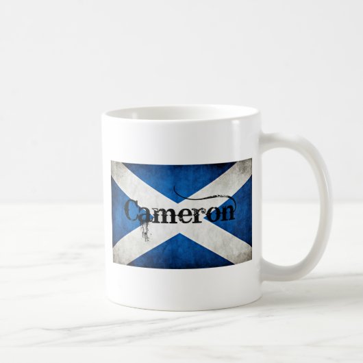 Mug drapeau cameron grunge (Droite)