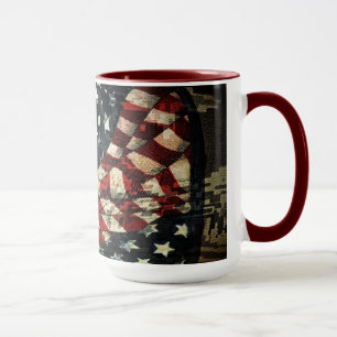 Mug Drapeau-Camouflage américain par Shirley Taylor
