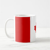 Mug Drapeau Canada Feuille d'érable Rouge Blanc Patrio (Gauche)