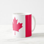 Mug Drapeau canadien de classique de feuille d'érable (Devant droit)