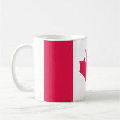 Mug Drapeau canadien de classique de feuille d'érable (Gauche)