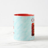 Mug Drapeau canadien de la feuille d'érable d'automne (Centre)