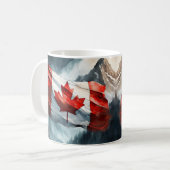 Mug Drapeau canadien des Rocheuses (Devant gauche)