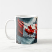 Mug Drapeau canadien des Rocheuses (Gauche)